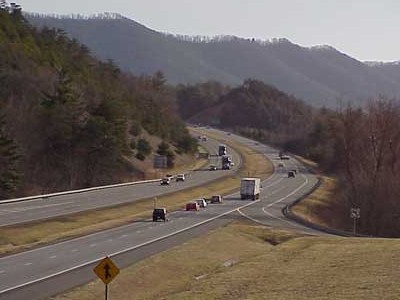 Interstate 77 in Bland County