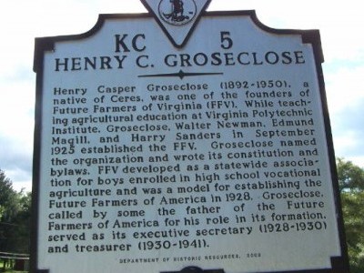 Henry C. Groseclose Virginia Historical Marker KC5